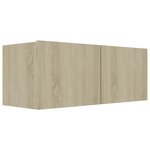 vidaXL Ensemble de meubles TV 4 Pièces Chêne sonoma Bois d'ingénierie