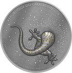 Monnaie en argent 2000 francs g 62.2 (2 oz) millésime 2023 geco cameroon geco