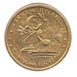 Mini médaille monnaie de paris 2008 - discoveryland