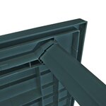 vidaXL Table de jardin Vert 126 x 76 x 72 cm Plastique