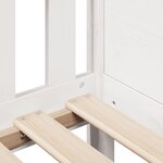 vidaXL Cadre de lit d'enfants forme de maison 90x200cm bois massif pin