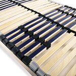 vidaXL Sommier à lattes sans matelas avec 42 lattes 7 zones 70x200 cm