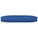 vidaXL Coussin de palette pour le dos bleu royal 80x40x12 cm en tissu Oxford