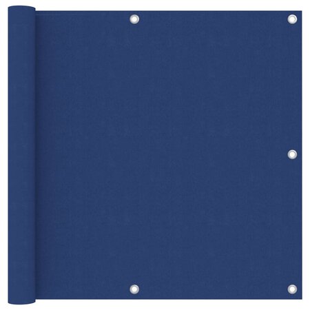 vidaXL Écran de balcon Bleu 90x600 cm Tissu Oxford