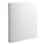 Classeur à anneaux PP 2 anneaux A4 blanc EXACOMPTA