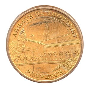 Mini médaille monnaie de paris 2008 - abbaye du thoronet