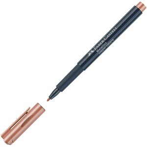 Marqueur Metallics Pointe Moyenne 1,5 mm Cuivre x 10 FABER-CASTELL