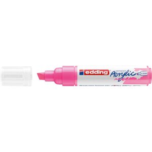 Marqueur acrylique large 5000 rose fluOrescent 5-10 mm x 5 EDDING