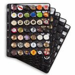 Album pour collectionner 210 muselets de champagne.