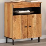 vidaXL Armoire latérale 60x33x75 cm bois massif d'acacia