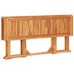 vidaXL Table pliable de jardin papillon 150x90x75 cm Bois teck solide