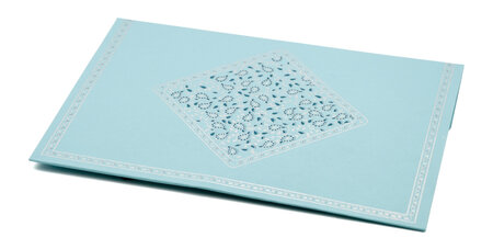 PAPERTREE TAJ Lot de 5 Enveloppes cadeau (A5)-Aqua