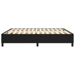 vidaXL Cadre de lit Noir 180 x 200 cm Tissu