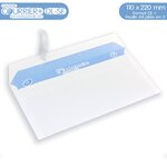 Lot de 500 Enveloppes blanches DL - gamme Courrier+ (sans fenêtre)