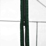 vidaXL Serre avec 8 étagères 143x143x195 cm