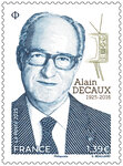 Timbre - Alain Decaux (1925-2016) - Lettre verte