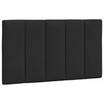 vidaXL Cadre de lit avec tête de lit Noir 80x200 cm Velours