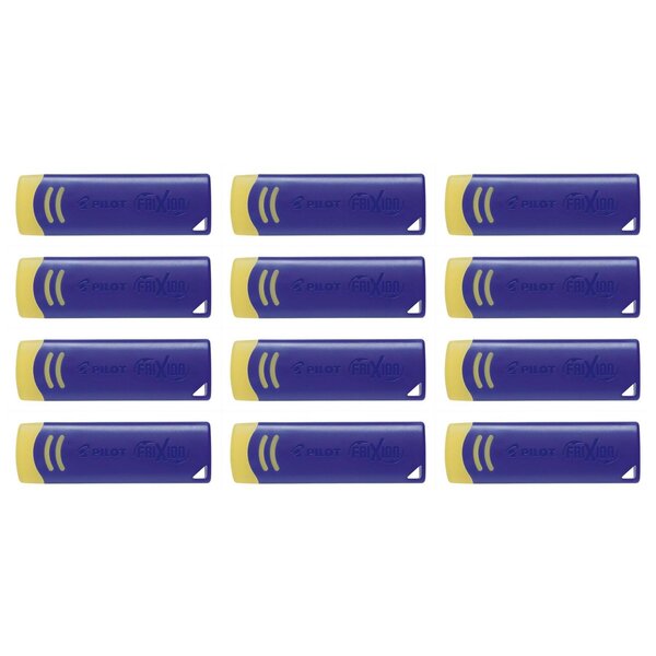 Gomme spéciale frixion bleue x 12 pilot