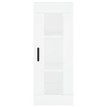 vidaXL Buffet haut Blanc 34 5x34x180 cm Bois d'ingénierie