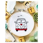 Coffret DIY - Broderie décorative - Road trip en van