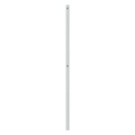 vidaXL Tête de lit métal blanc 150 cm