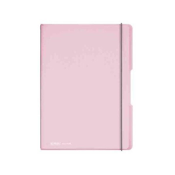 Cahier My Flex 2 x A4 40 feuilles Couv Rose Translucide HERLITZ