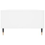 vidaXL Table basse blanc brillant 104x60x35 cm bois d'ingénierie