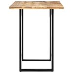 vidaXL Table de salle à manger 120x60x76 cm Bois solide de manguier