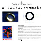 "LA TERRA"  boîte aux lettres 1 Porte. Structure mécano-soudée en tôles d’acier 10 et 15/10ème Dimensions et Serrure agréées la Poste