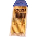 Lot de 12 recharges stylo bille sur socle pte fine bleu fellowes