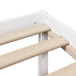 vidaXL Lit pour personne âgée et tête de lit 140x200cm bois pin massif