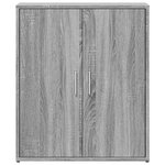 vidaXL Buffet sonoma gris 60x31x70 cm bois d'ingénierie