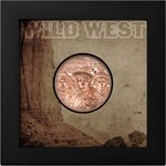 Pièce de monnaie en Cuivre 1 Dollar g 50 Millésime 2024 Legends WILD WEST