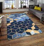Tapis d'intérieur LUXE 120 x 180 cm - Bleu