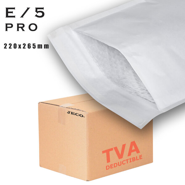 Lot de 10 Enveloppes à bulles blanches E/5 220×265