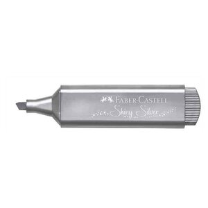Surligneur textliner 1546 metallic argent faber-castell