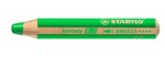 Crayon WOODY 3 en 1 Extra large vert foncé STABILO