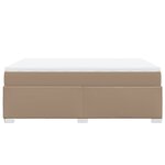 vidaXL Sommier à lattes de lit avec matelas Cappuccino 140x190 cm