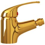 vidaXL Mitigeur de bidet de salle de bain Doré 13x12 cm