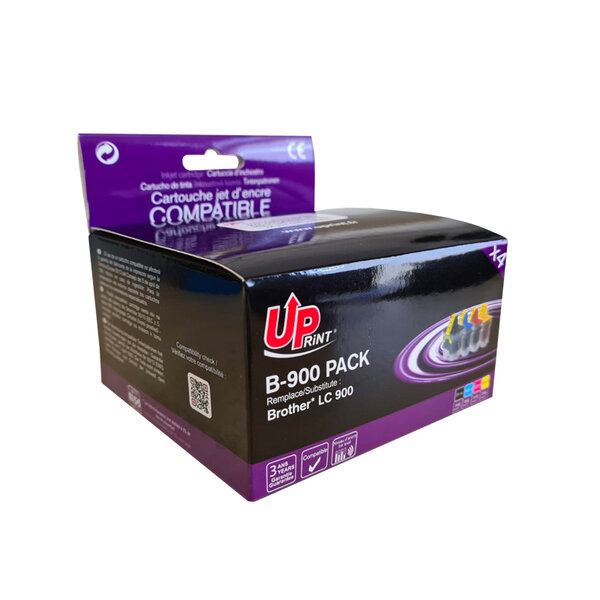 Pack UPrint compatible BROTHER LC900  4 cartouches