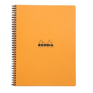 NoteBook A4+ 21X31,8, 160 detachables, petits carreaux 5x5, marge et cadre en-tête, COULEUR : assortis