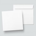 23091 Carte carrée Joyeux Noël avec Enveloppe 15x15cm