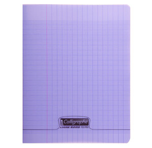 Cahier 8000 POLYPRO 24 x 32 cm 96 Pages 90g Violet CALLIGRAPHE
