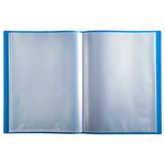 Protège-documents En Polypropylène Souple Opak 200 Vues - A4 - Bleu Clair - X 8 - Exacompta