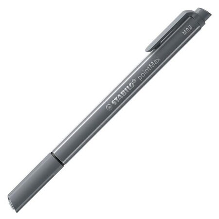 Stylo-feutre pointMax  pointe 0 8mm - Gris foncé STABILO