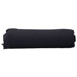 vidaXL Membrane géotextile noir 1 x 50 m fibre de polyester