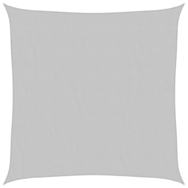 vidaXL Voile d'ombrage gris clair 2 5x2 5 m 100  polyester oxford