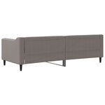 vidaXL Lit de repos taupe 80x200 cm tissu