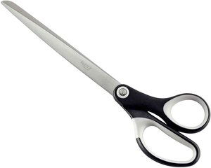 Blister d'une paire de ciseaux ergonomique 260 mm Noir LEITZ