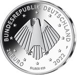 Pièce de monnaie 20 euro Allemagne 2022 F argent BE – Abbaye de Corvey